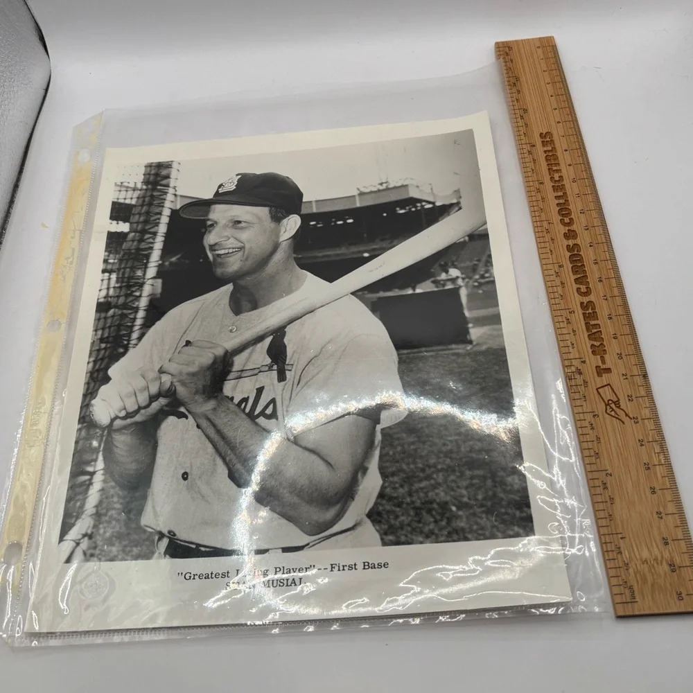 Vintage Stan Musial, St. Louis Cardinals Greatest Living Player-8x10 Photo/Print